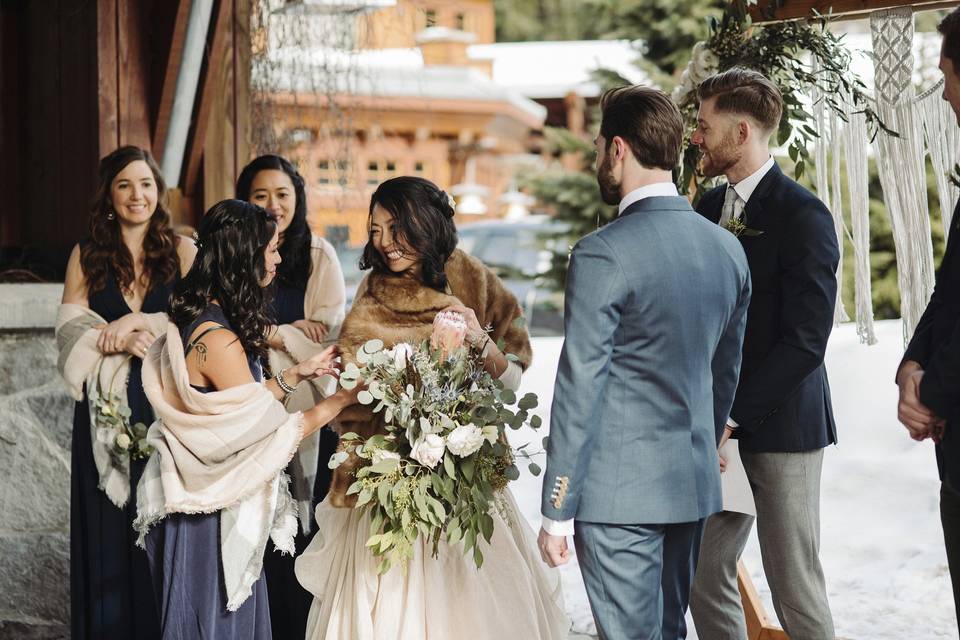 Chilly Winter Wedding Whistler