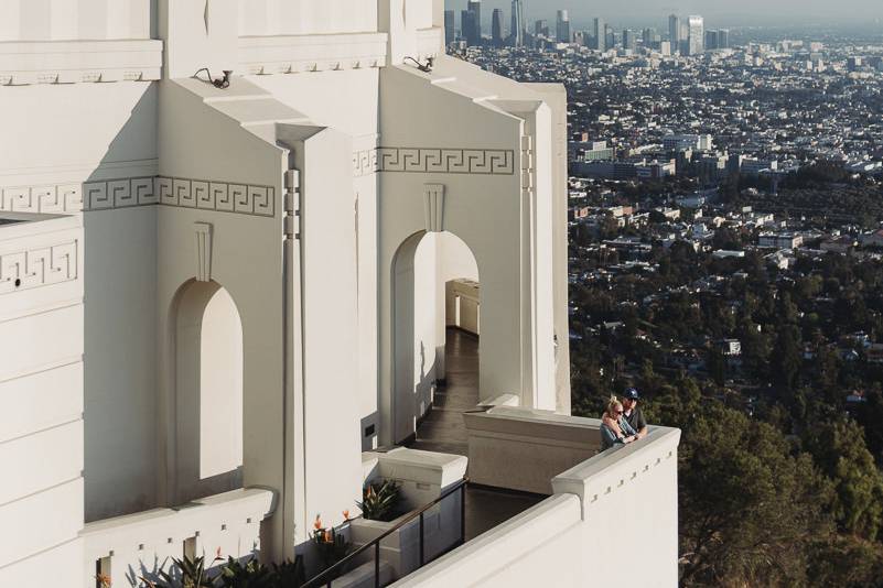 Griffith Observatory Couple