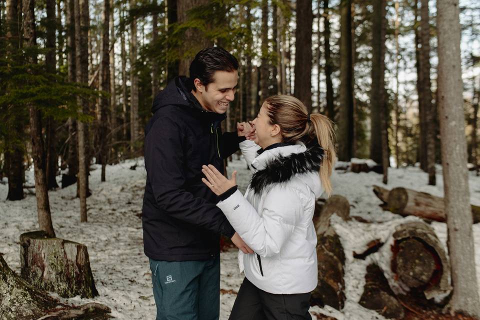 Happy Whistler Proposal