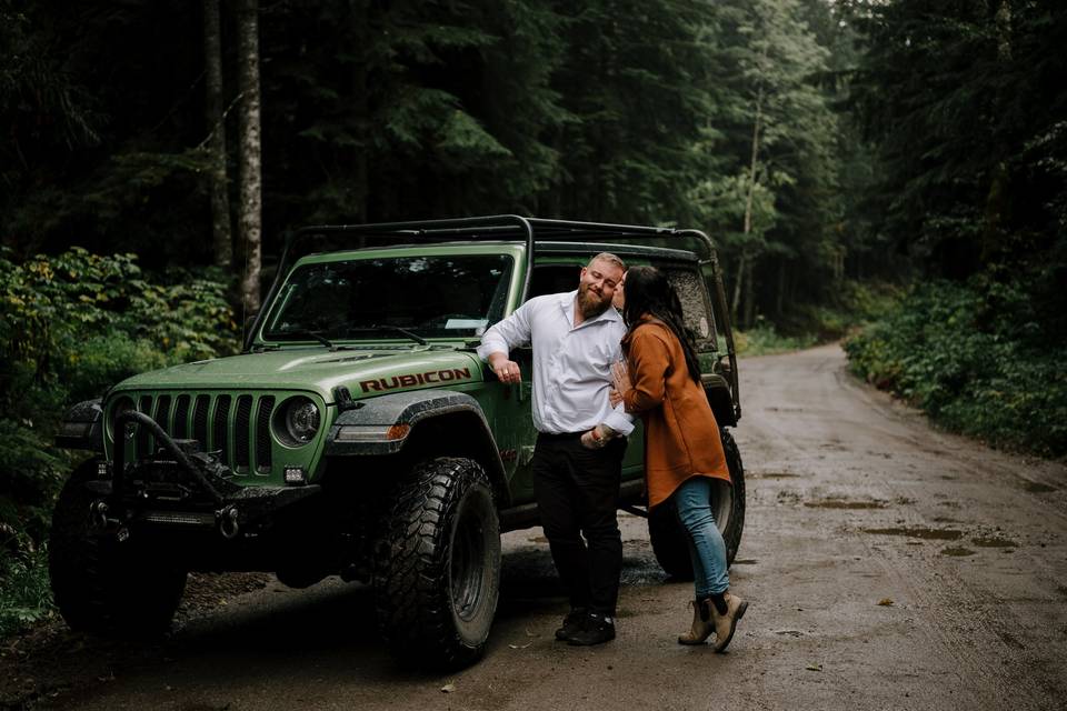Adventurous Couple Jones Lake