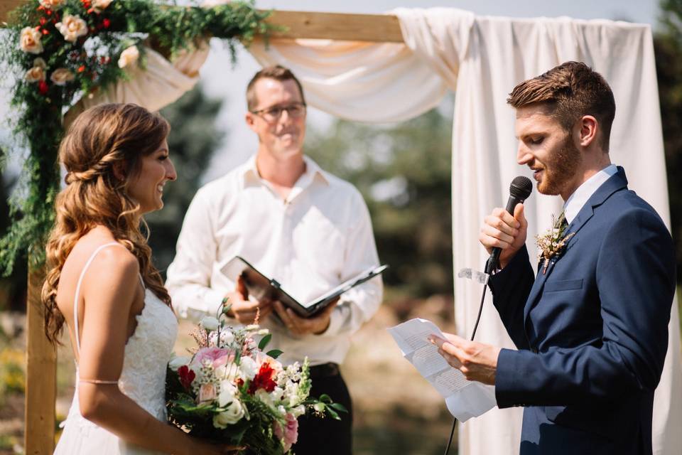 Sharing of the vows