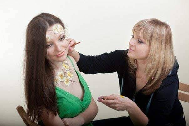 Bridal makeup and hair