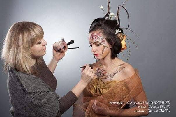 Bridal makeup and hair