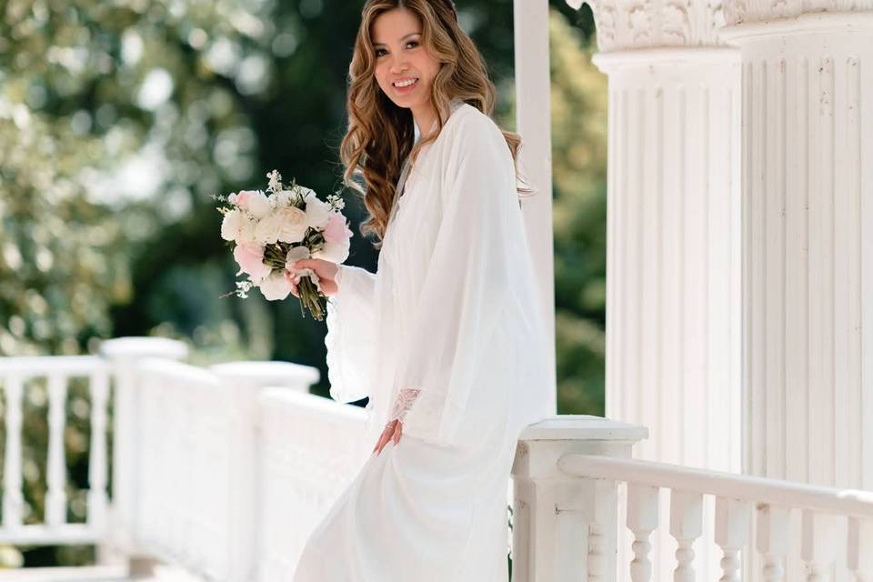 Bridal makeup and hair