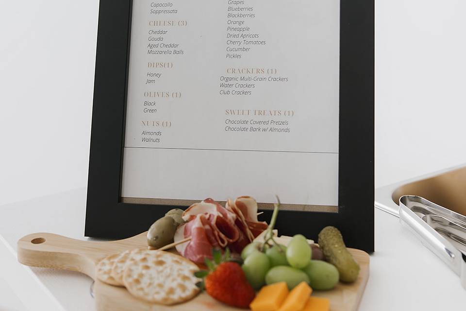 Menu example