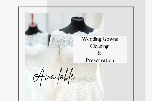 Bridal dress clearance cleaning