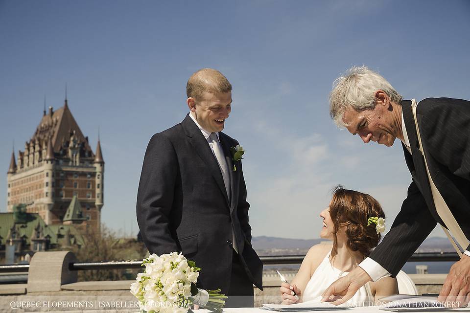 Quebec Intimate wedding