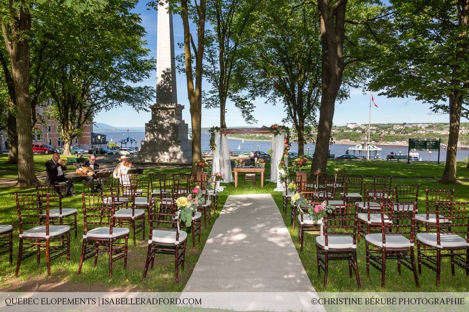 Quebec Intimate wedding