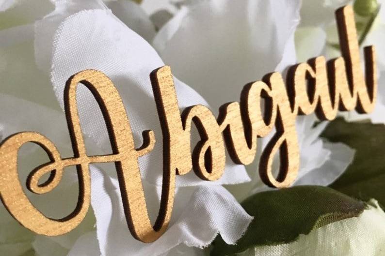 Engraved hangers