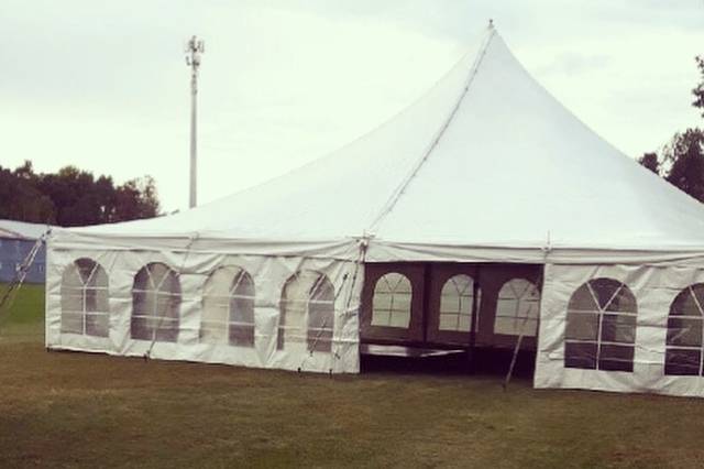 30x90 Pole Tent with Walls