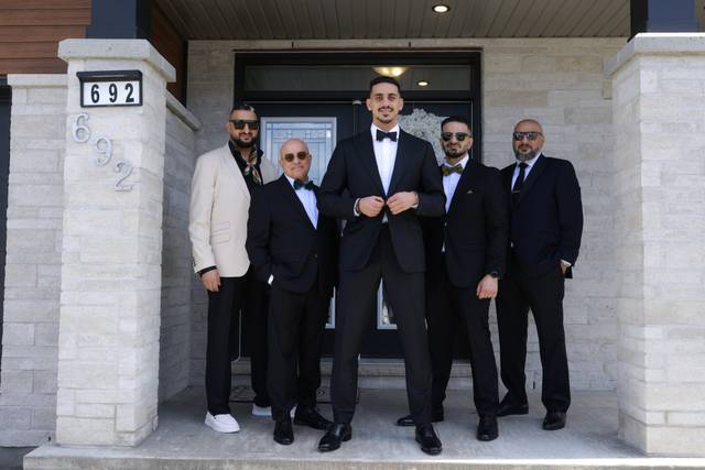 Groom & Groomsmen Portrait