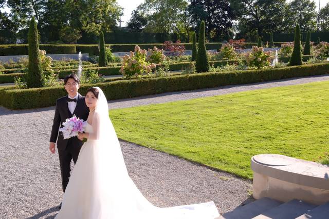 Garden Wedding Portrait
