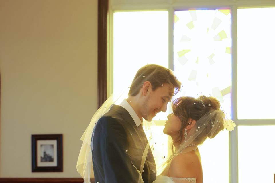Soft Indoor Couple Moment