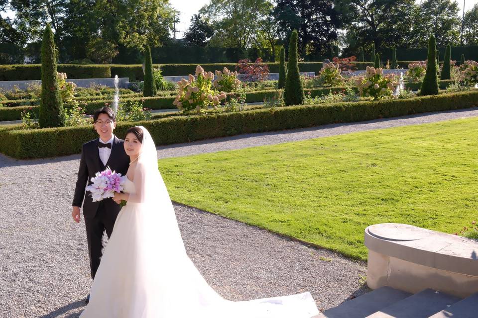 Garden Wedding Portrait