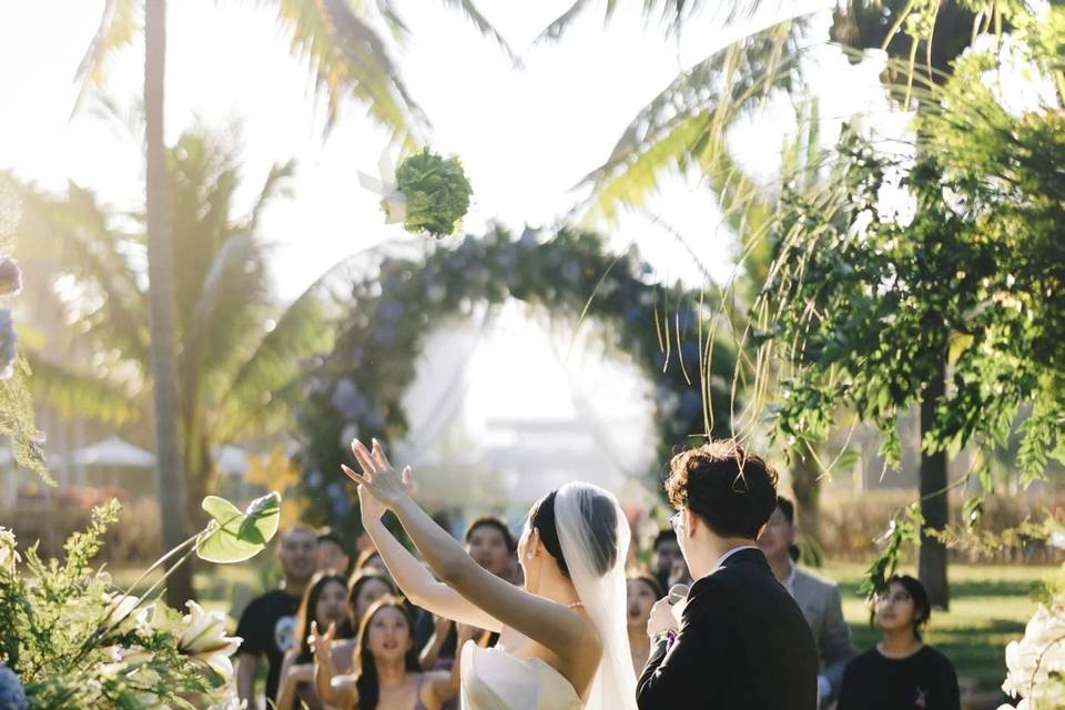 Holding Hands Beneath the Tree