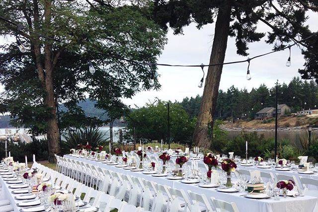 Dinner Reception on Front Lawn