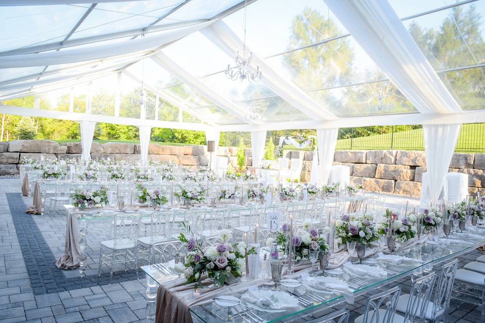 Outdoor Tented Reception