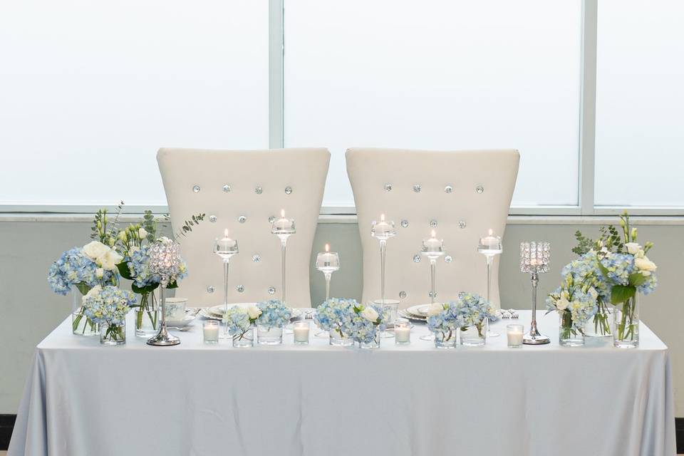 Bride & Groom Table