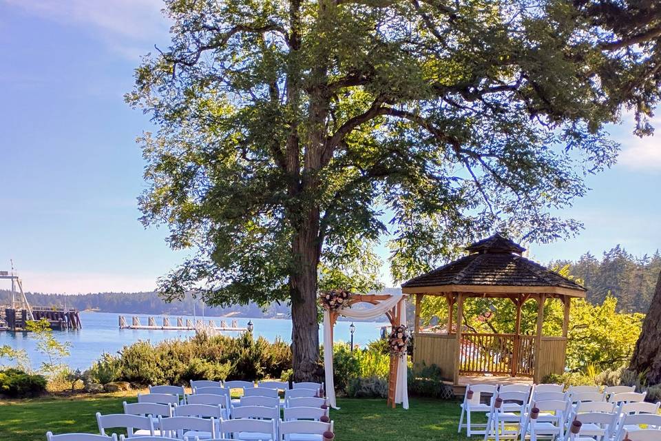 Ceremony on the Front Lawn