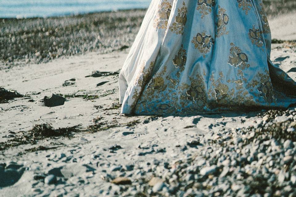 Beach wedding photography