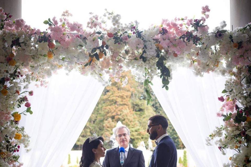 Floral Wedding arch