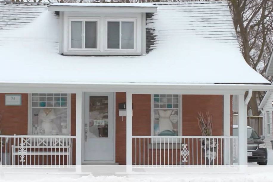 The shop in winter