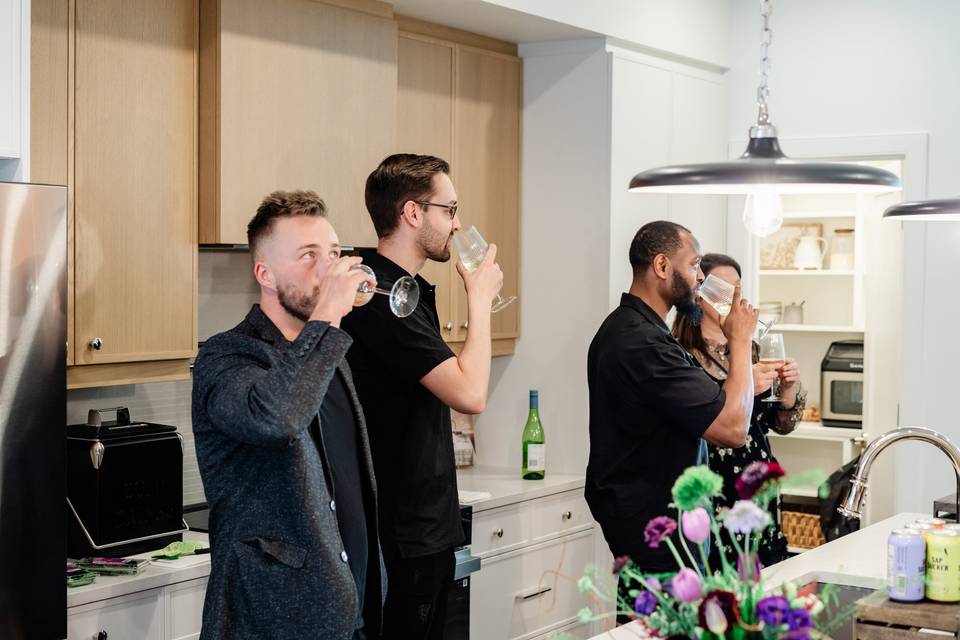Champagne Toast Moment