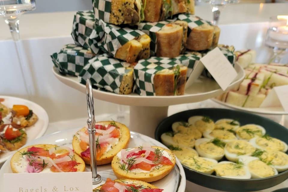 Gourmet Canapés Close-up