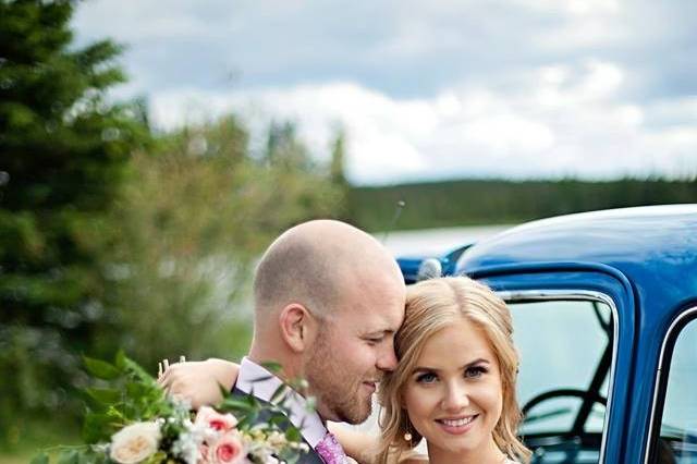 Garden style bridal bouquet