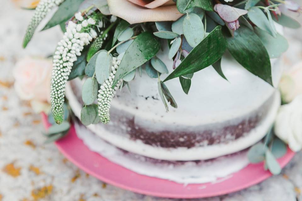 Sweet and Simple cake florals