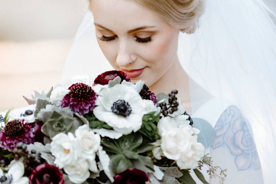 Garden Style Bridal Bouquet