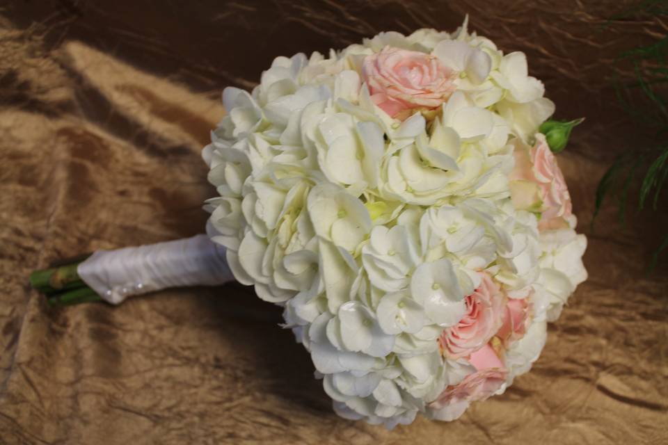 Hydrangea and Roses