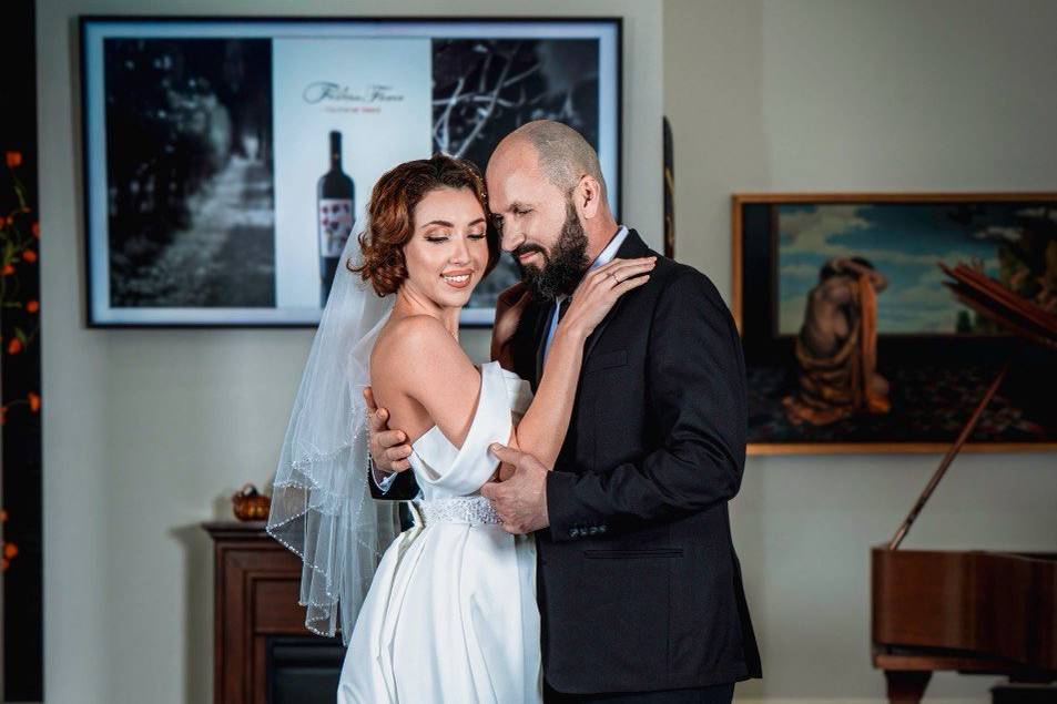 Winery farm wedding