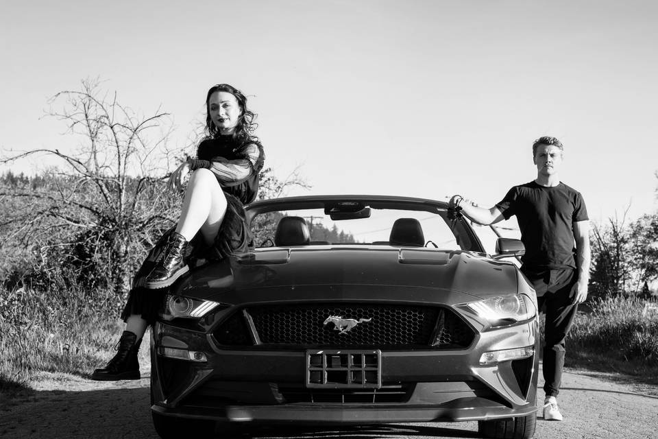 Sport style of pre wedding