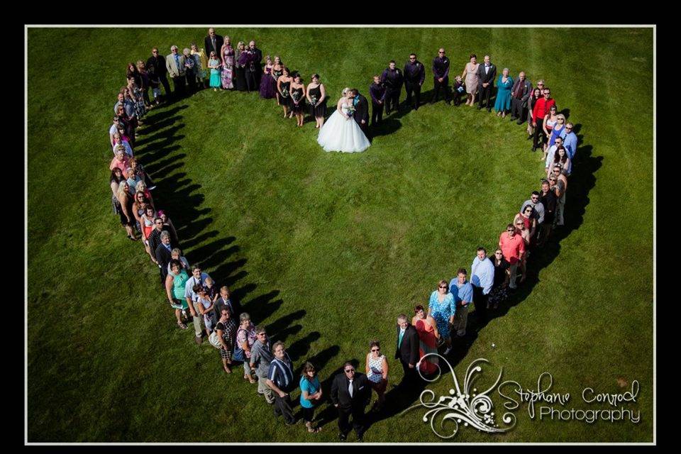 Heart Wedding Photo