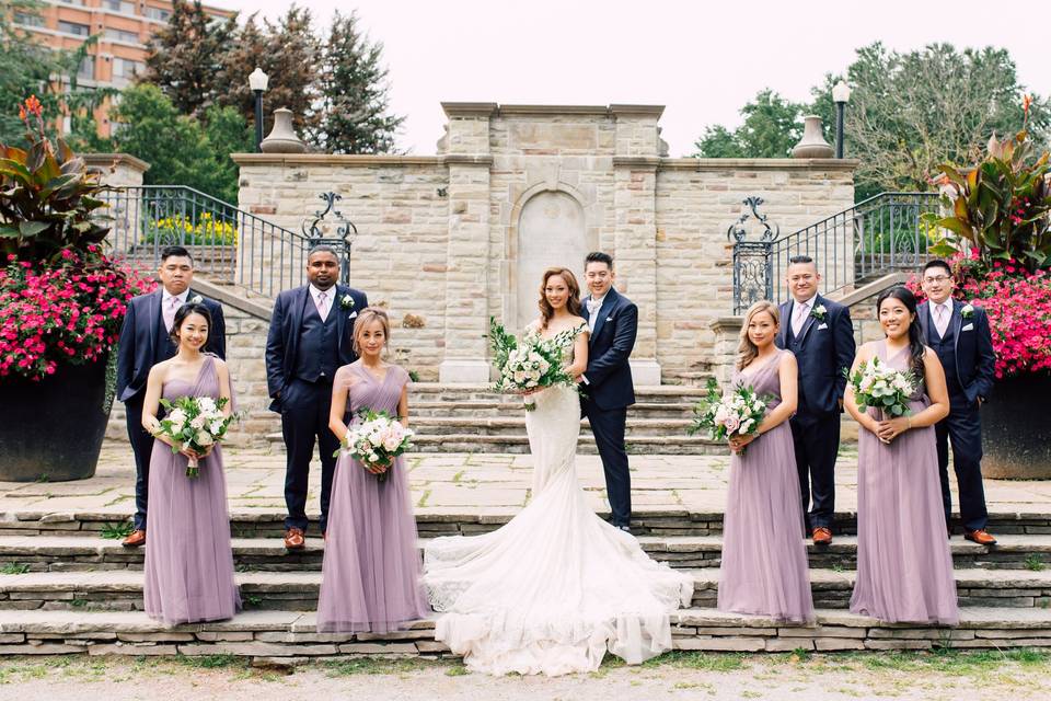 The beaming newlyweds - Purpletree Photography
