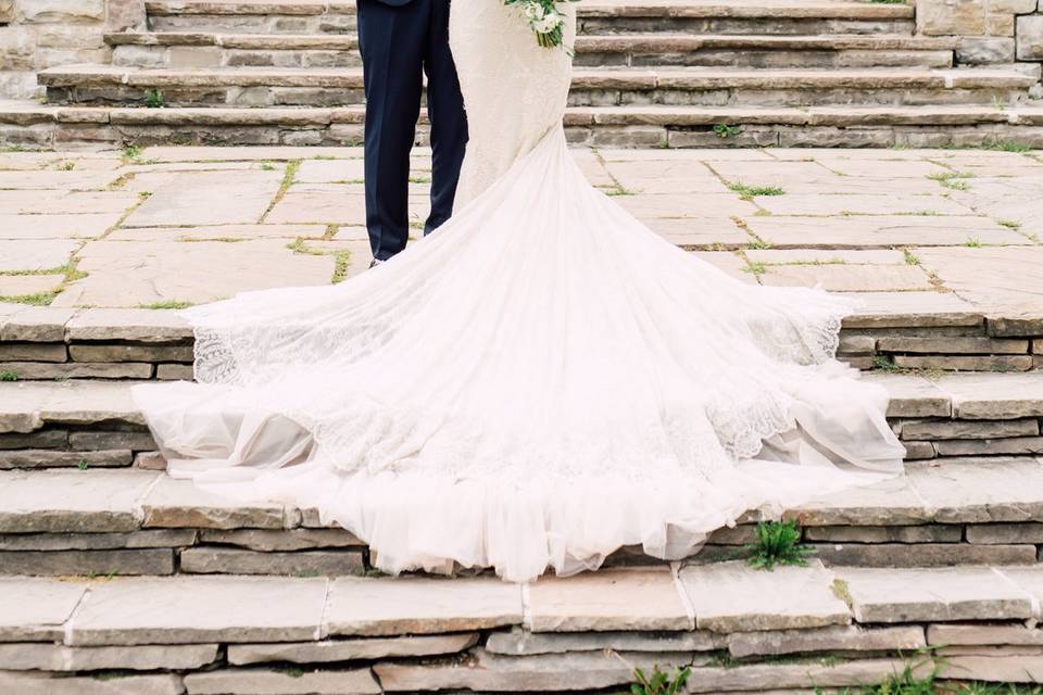 The beaming newlyweds - Purpletree Photography