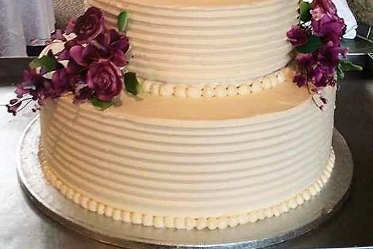 4 tier Butter cream cake