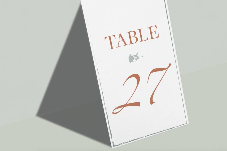 Table numbers