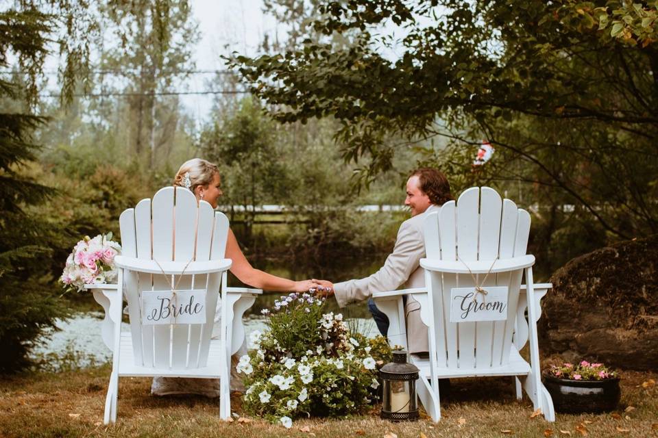 Bride and groom