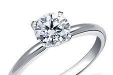 Classic solitaire diamond ring