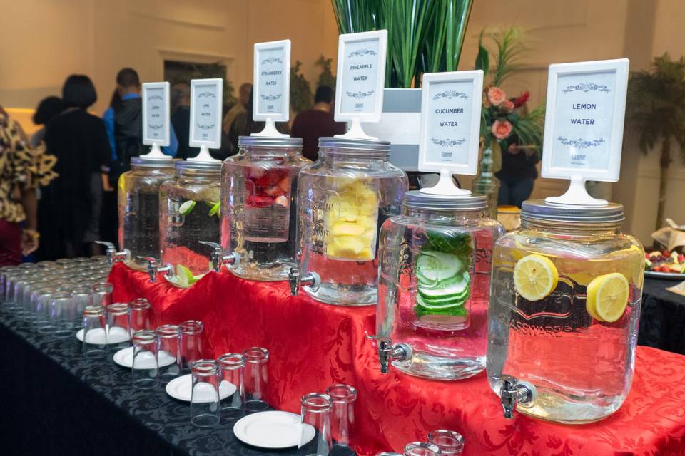 Fruit Infused Water Station