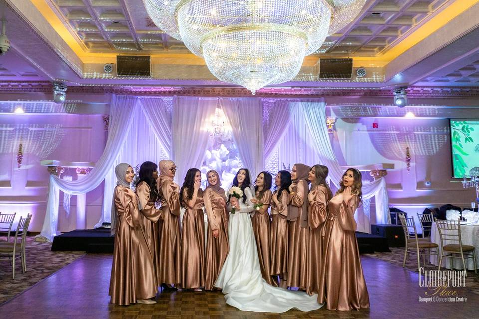 Interior Chandelier Bridesmaid