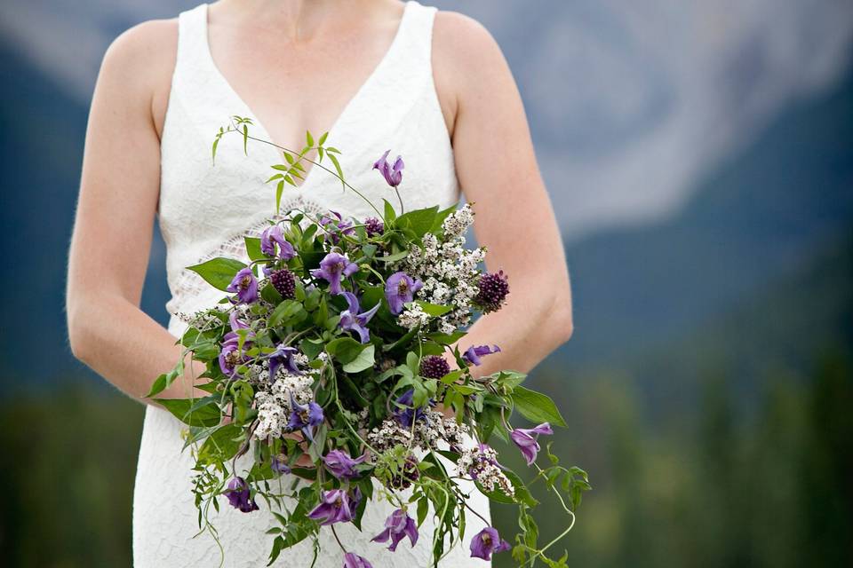 Bouquet with greenery