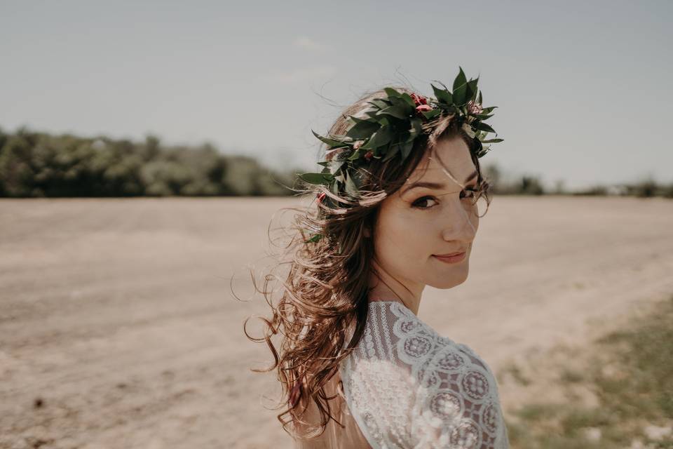 Boho Wedding | Flower Crown