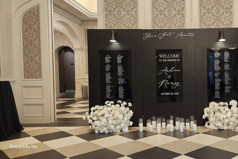 Grand Seating Chart Entrance