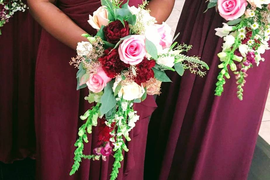 Bohemian Vintage Bridesmaids