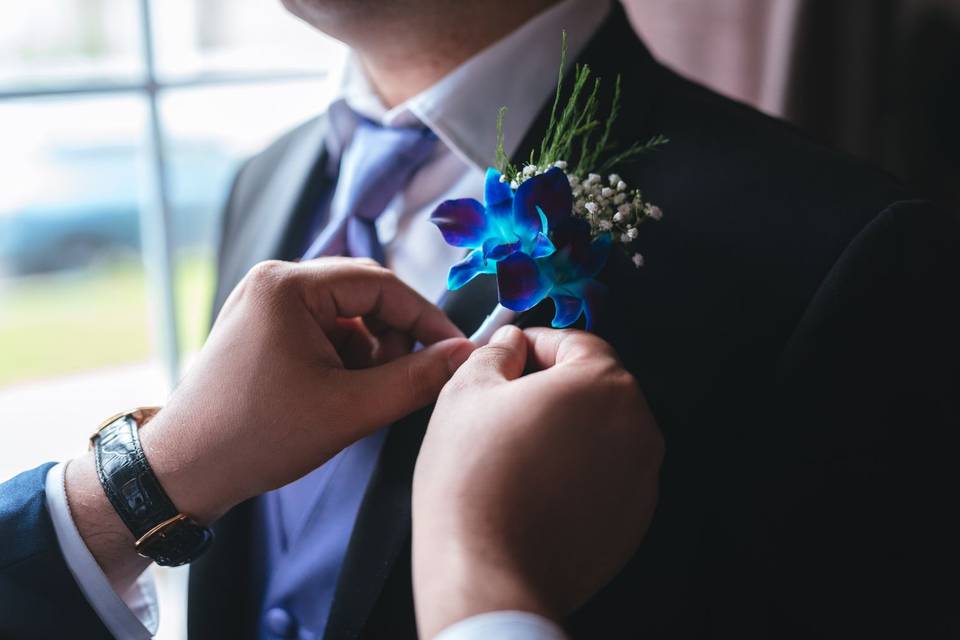 Orchid  Boutonniere