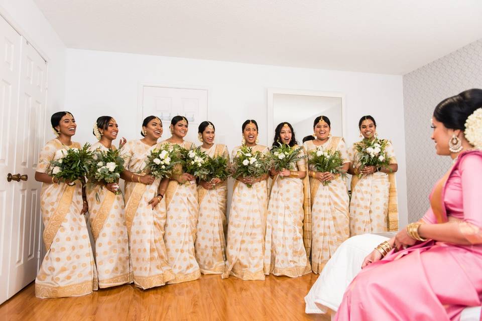 Rustic Bridesmaids