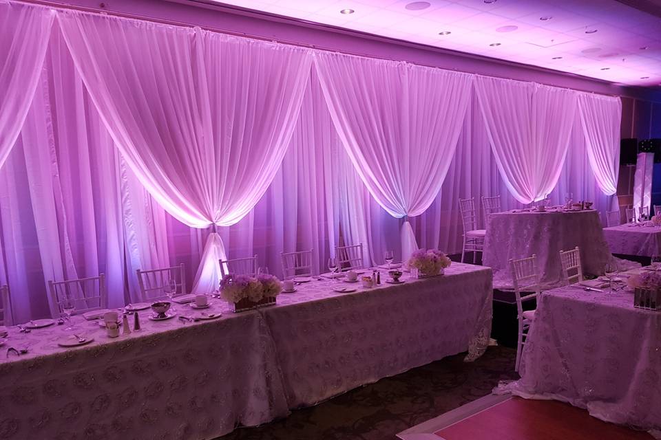 Lilac Uplighting